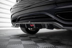 Splitter trasero Mercedes-Benz Clase A AMG-Line W176 Facelift (con barras verticales)