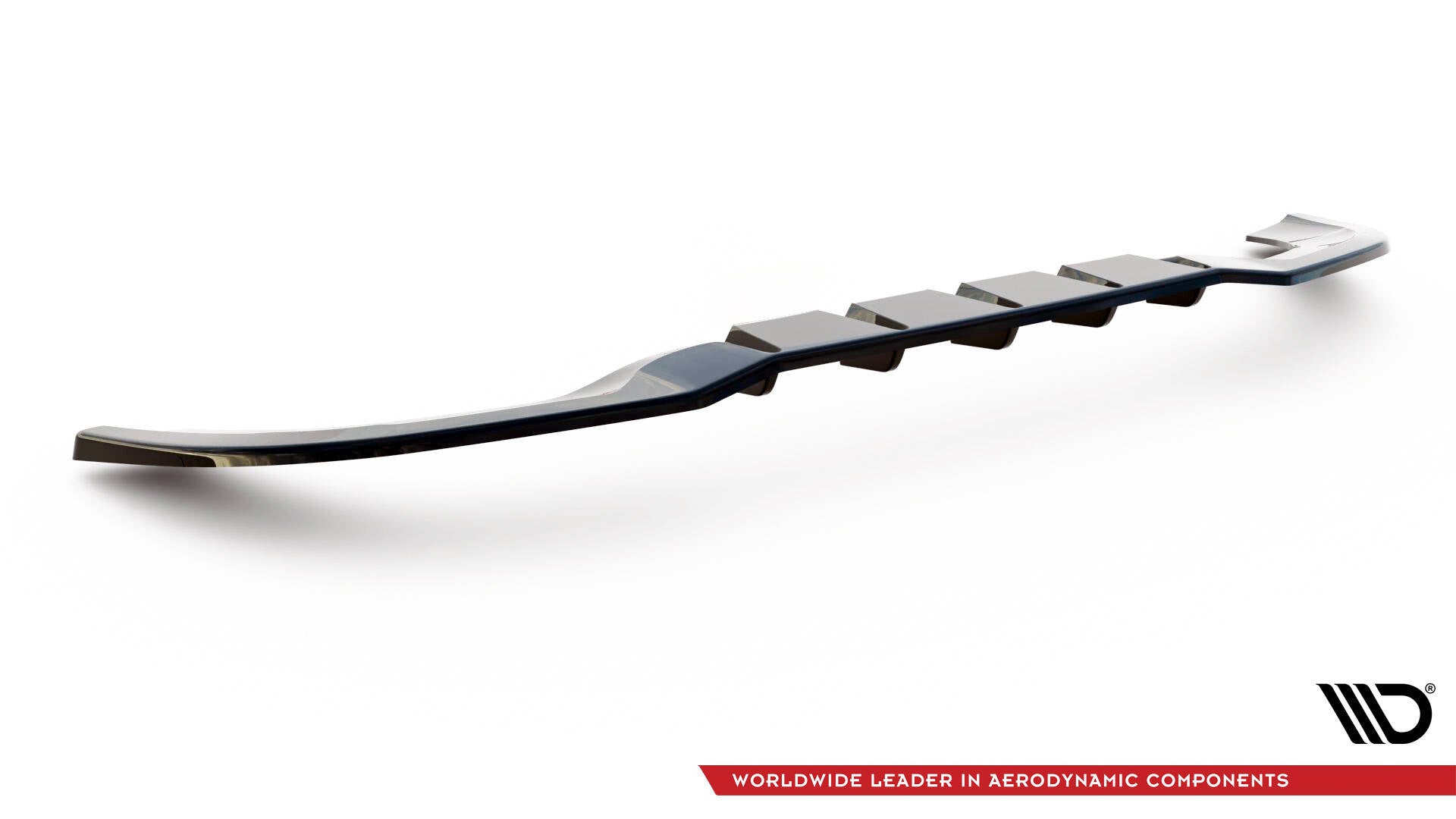 Splitter trasero Mercedes-Benz Clase A Hatchback AMG-Line W177 (con barras verticales)