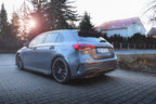 Splitter trasero Mercedes-Benz Clase A Hatchback AMG-Line W177 (con barras verticales)
