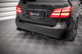 Splitter trasero Mercedes-Benz Clase B W246 Facelift (con barras verticales)