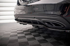 Splitter trasero Mercedes-Benz Clase C AMG-Line W205 Facelift (con barras verticales)