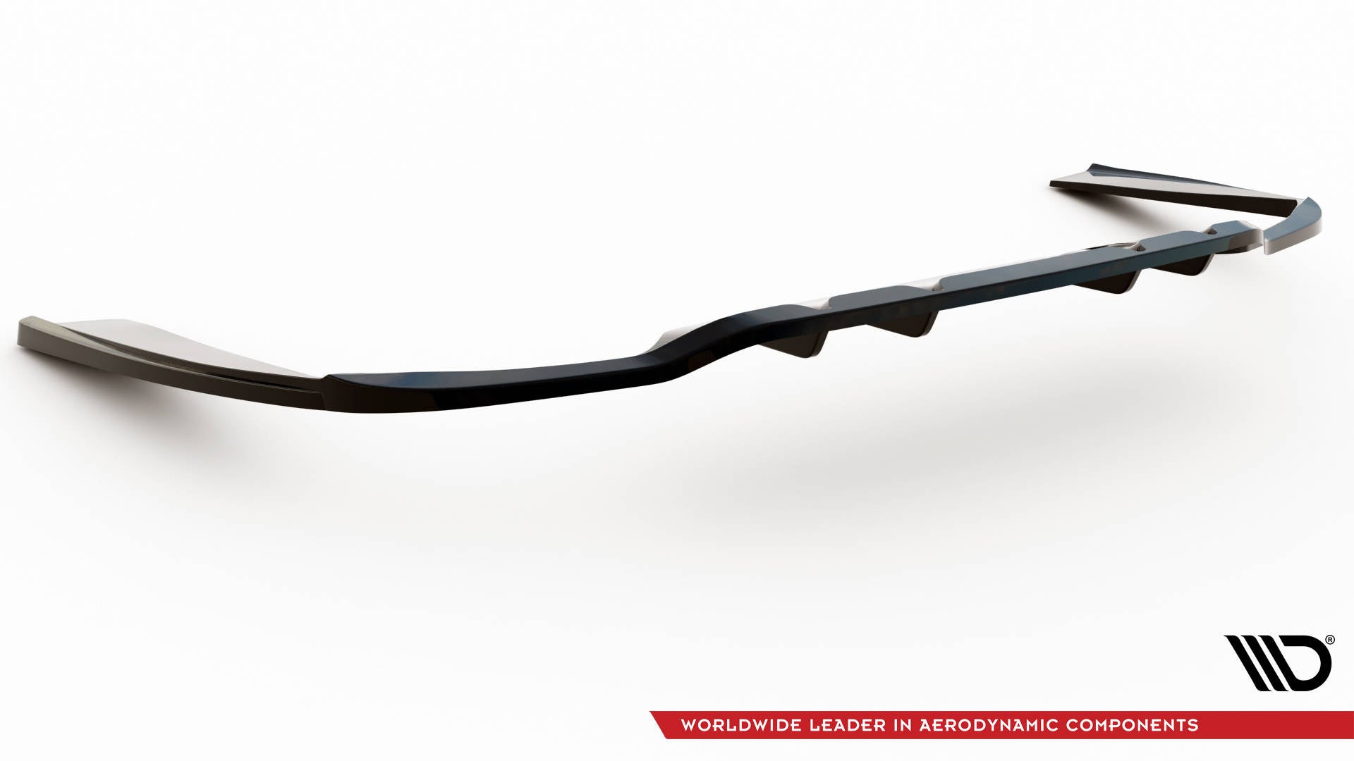 Splitter trasero Mercedes-Benz Clase C AMG-Line W205 Facelift (con barras verticales)
