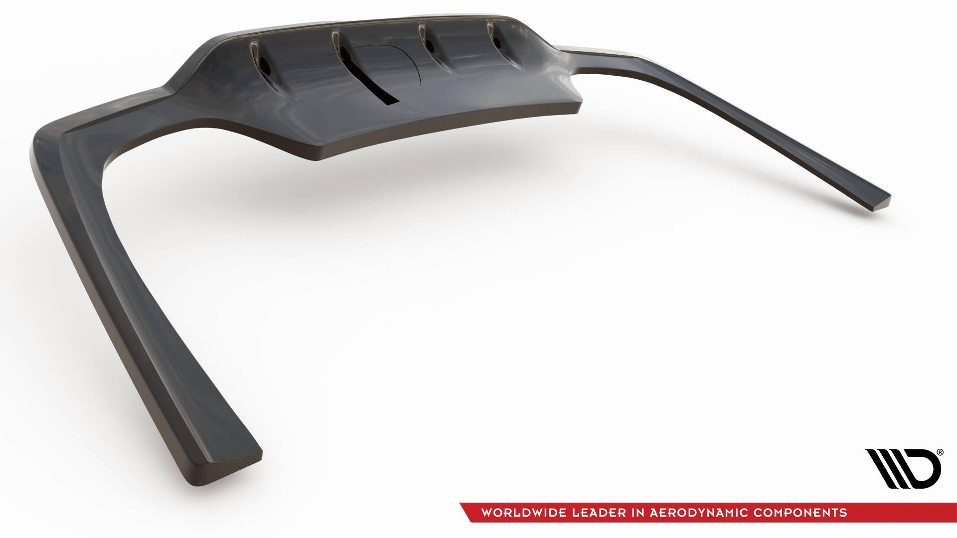 Splitter trasero Mercedes-Benz Clase C AMG-Line W206 (con barras verticales)
