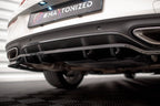 Splitter trasero Mercedes-Benz Clase C Coupé AMG-Line C205 Facelift (con barras verticales)