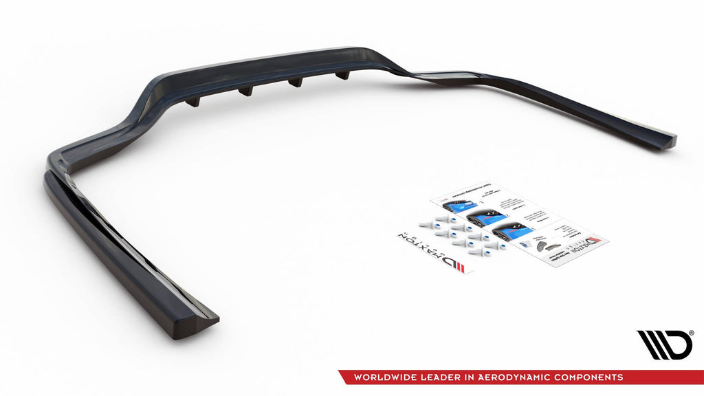 Splitter trasero Mercedes-Benz Clase C W205 (con barras verticales)