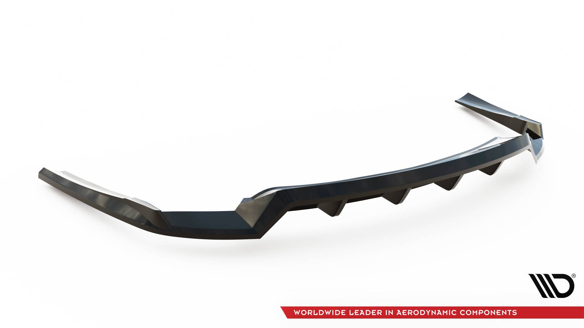 Splitter trasero Mercedes-Benz CLA AMG-Line C117 (con barras verticales)