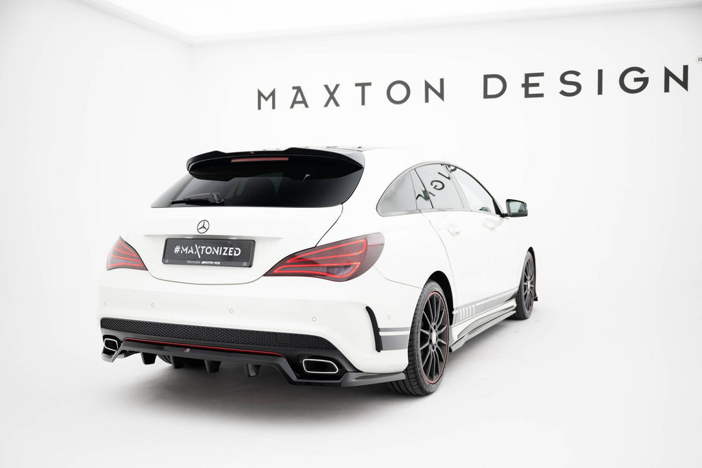 Splitter trasero Mercedes-Benz CLA AMG-Line C117 (con barras verticales)