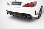 Splitter trasero Mercedes-Benz CLA AMG-Line C117 (con barras verticales)