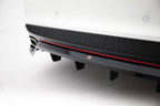Splitter trasero Mercedes-Benz CLA AMG-Line C117 (con barras verticales)