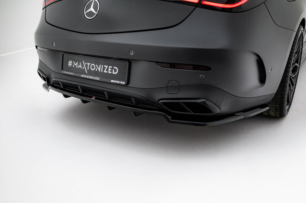 Splitter trasero Mercedes-Benz CLE AMG-Line C236 (con barras verticales)