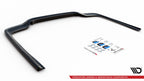 Splitter trasero Mercedes-Benz Clase E AMG-Line Berlina W212 Facelift (con barras verticales)
