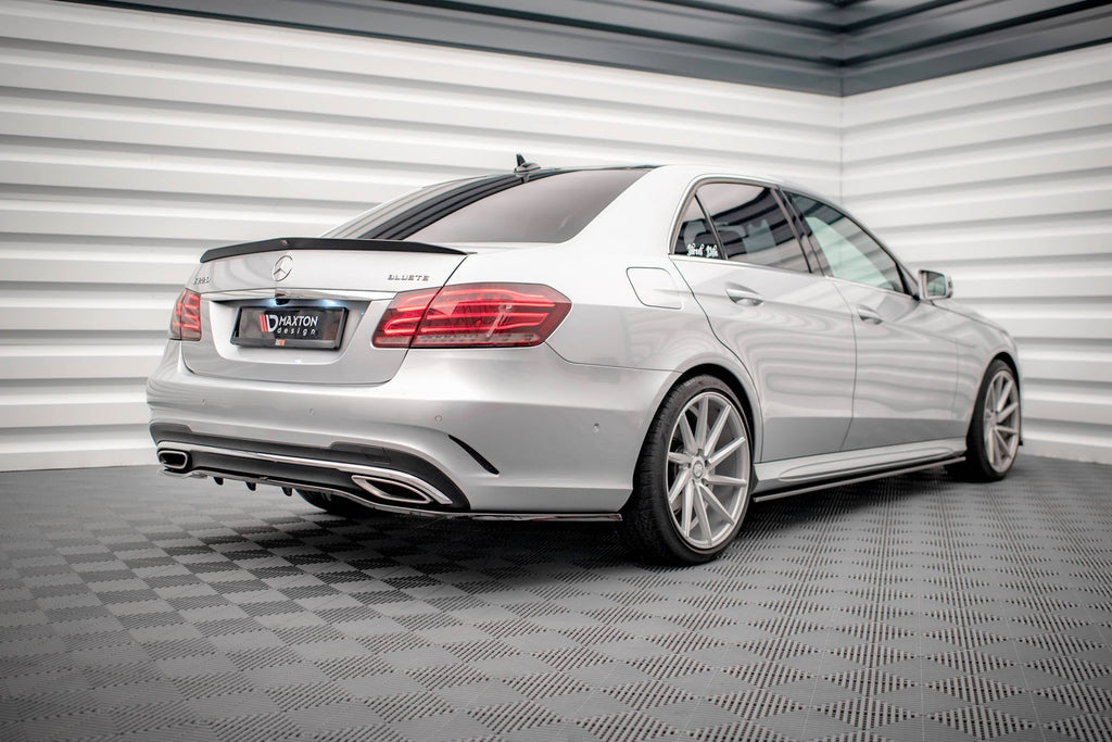 Splitter trasero Mercedes-Benz Clase E AMG-Line Berlina W212 Facelift (con barras verticales)