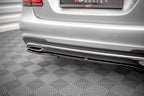 Splitter trasero Mercedes-Benz Clase E AMG-Line Berlina W212 Facelift (con barras verticales)