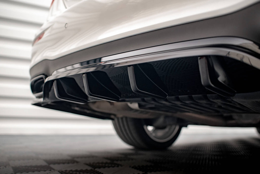 Splitter trasero Mercedes-Benz Clase E AMG-Line Berlina W213 Facelift (con barras verticales)