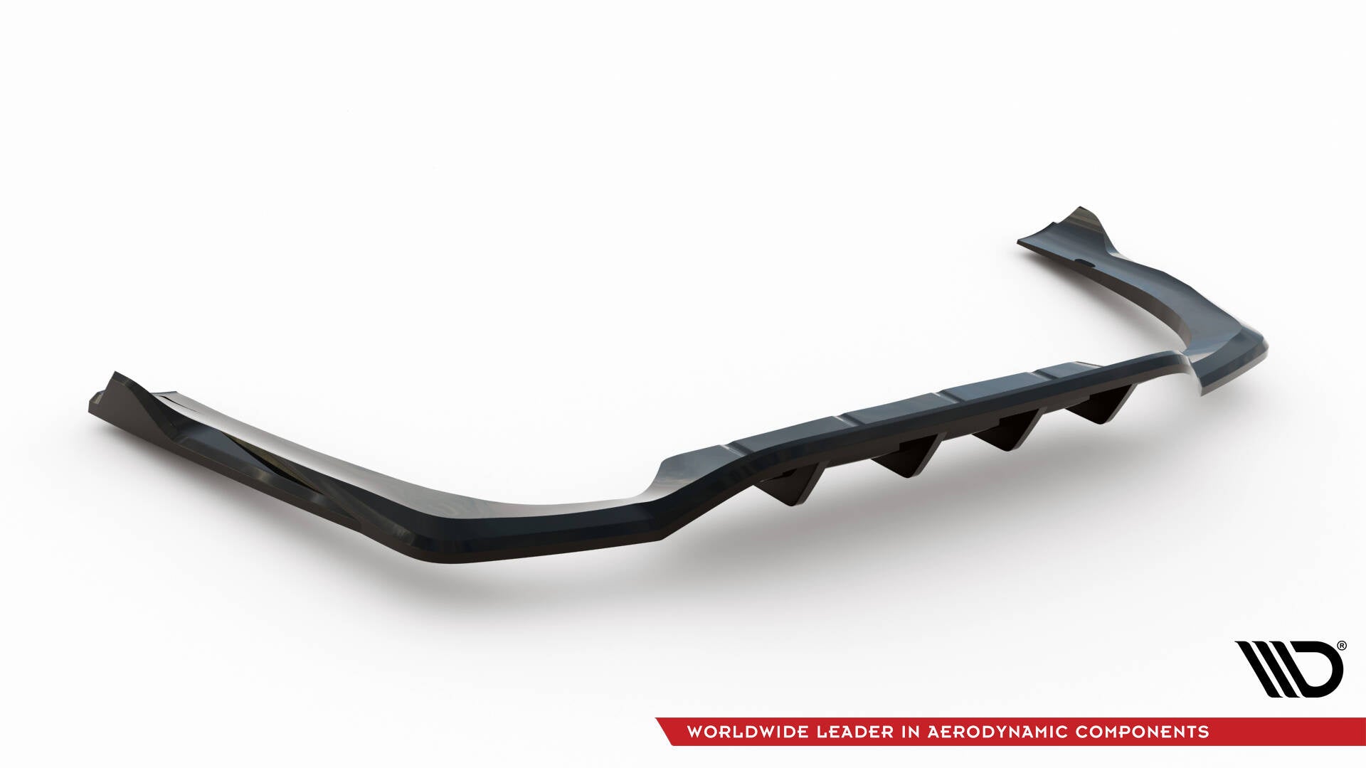 Splitter trasero Mercedes-Benz Clase E AMG-Line W214 (con barras verticales)