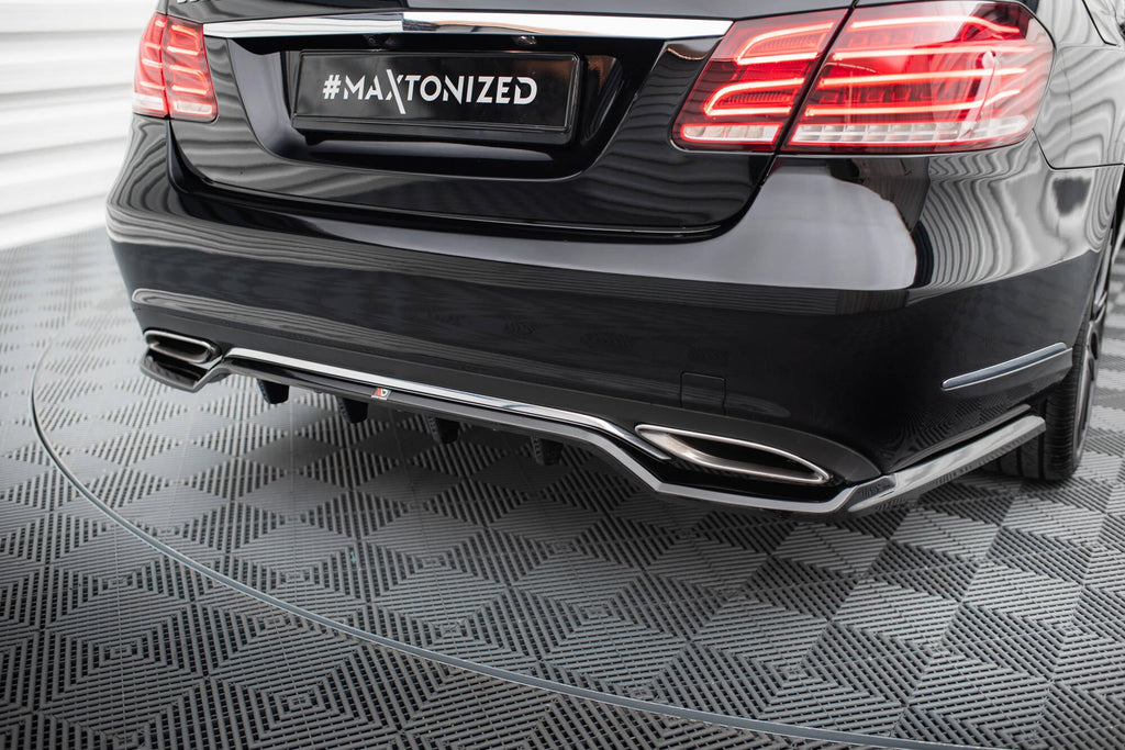 Mercedes-Benz E-Class W212 Facelift Rear Diffuser (with vertical fins)