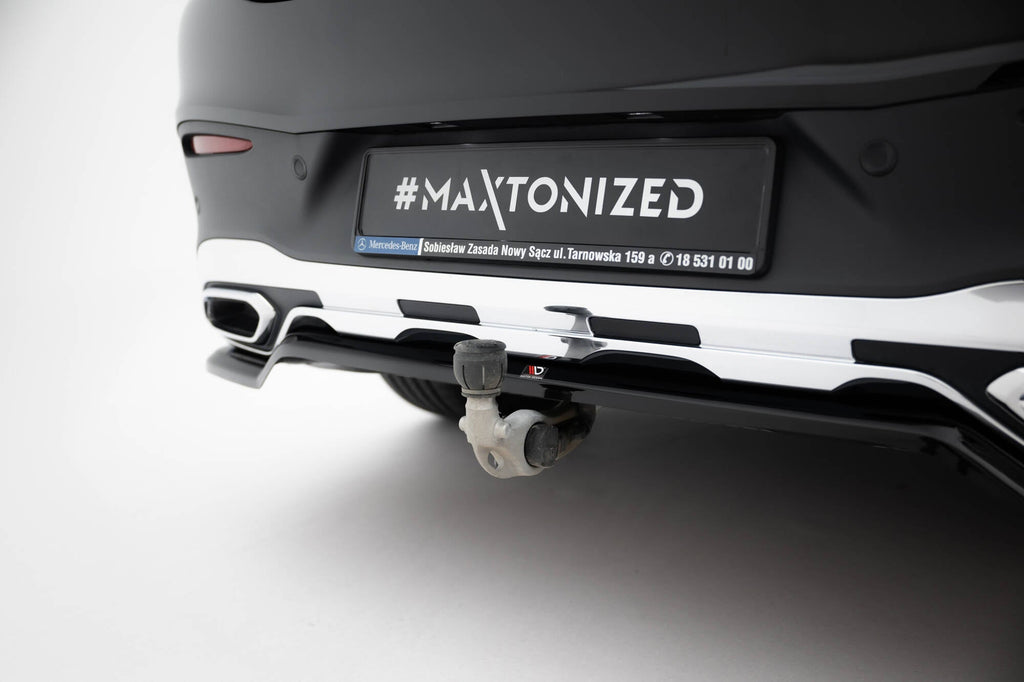 Splitter trasero Mercedes-Benz GLC Coupé AMG-Line C254 (con barras verticales)