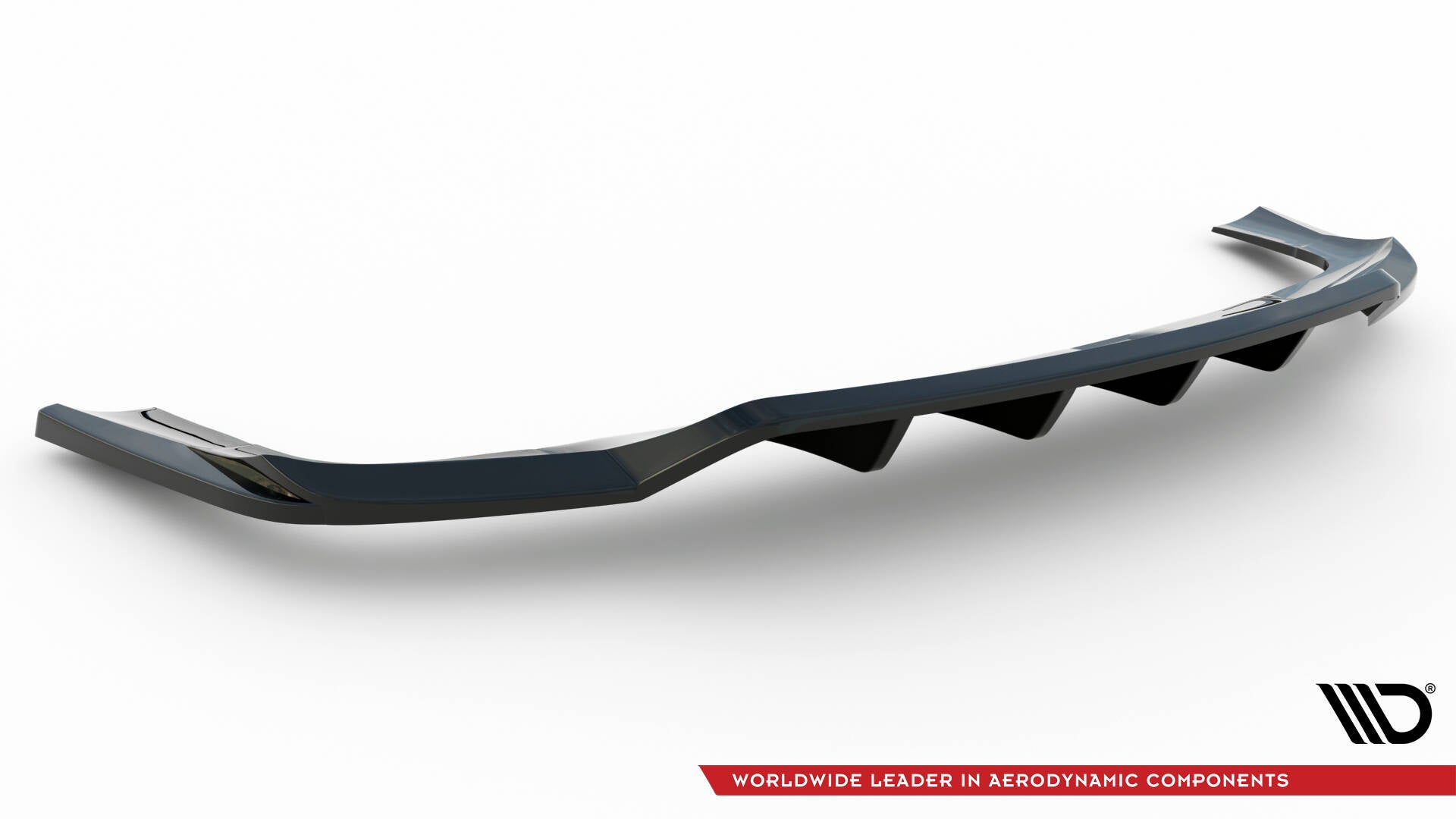 Splitter trasero Mercedes-Benz GLE SUV AMG-Line W167 Facelift (con barras verticales)