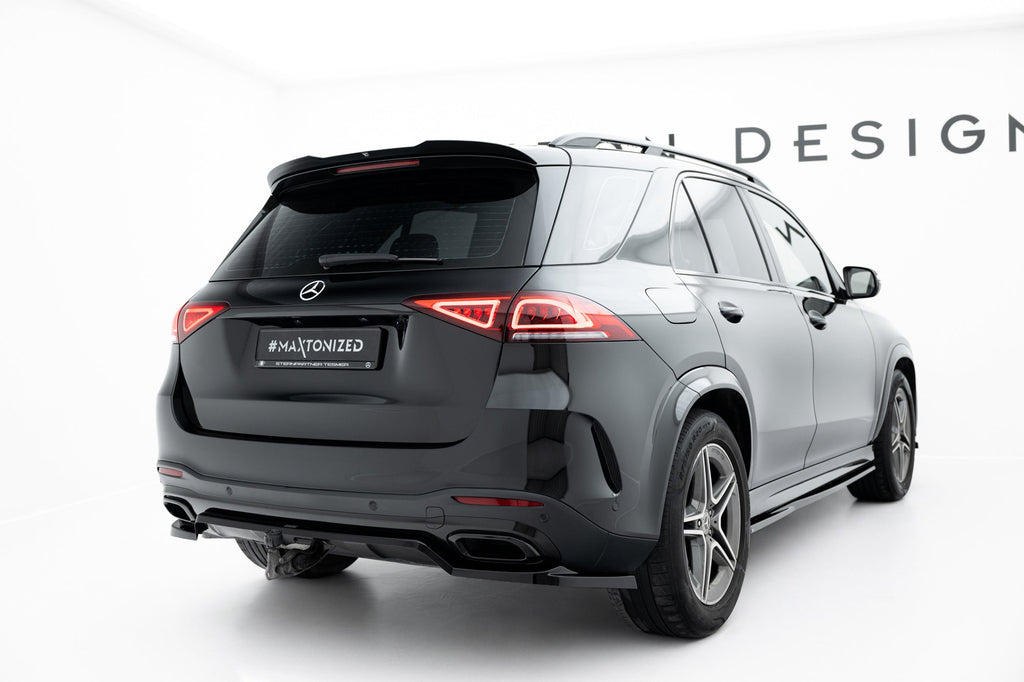 Mercedes-Benz GLE SUV AMG-Line W167 Facelift Rear Splitter (with vertical bars)