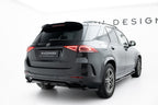 Mercedes-Benz GLE SUV AMG-Line W167 Facelift Rear Splitter (with vertical bars)