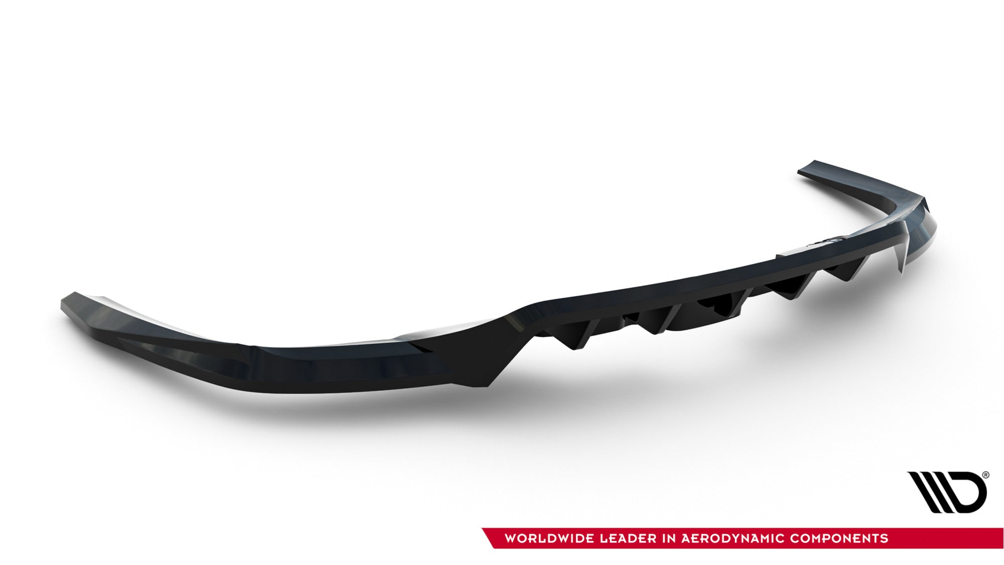 Splitter trasero V.2 Mercedes-Benz GLS AMG-Line X167 (con barras verticales)