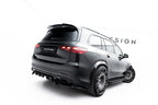 Rear Splitter V.2 Mercedes-Benz GLS AMG-Line X167 (with vertical bars)