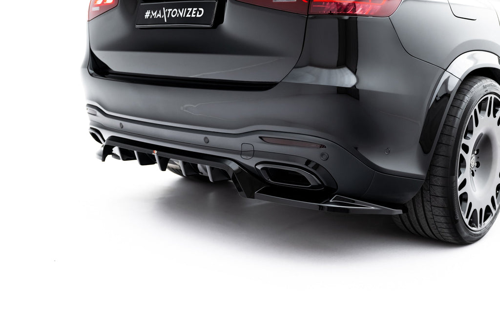 Rear Splitter V.2 Mercedes-Benz GLS AMG-Line X167 (with vertical bars)
