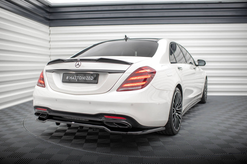Rear Diffuser Mercedes-Benz S-Class AMG-Line W222 Facelift (with vertical bars)
