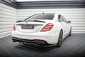 Splitter trasero Mercedes-Benz Clase S AMG-Line W222 Facelift (con barras verticales)