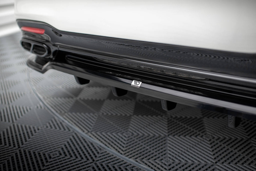 Rear Diffuser Mercedes-Benz S-Class AMG-Line W222 Facelift (with vertical bars)