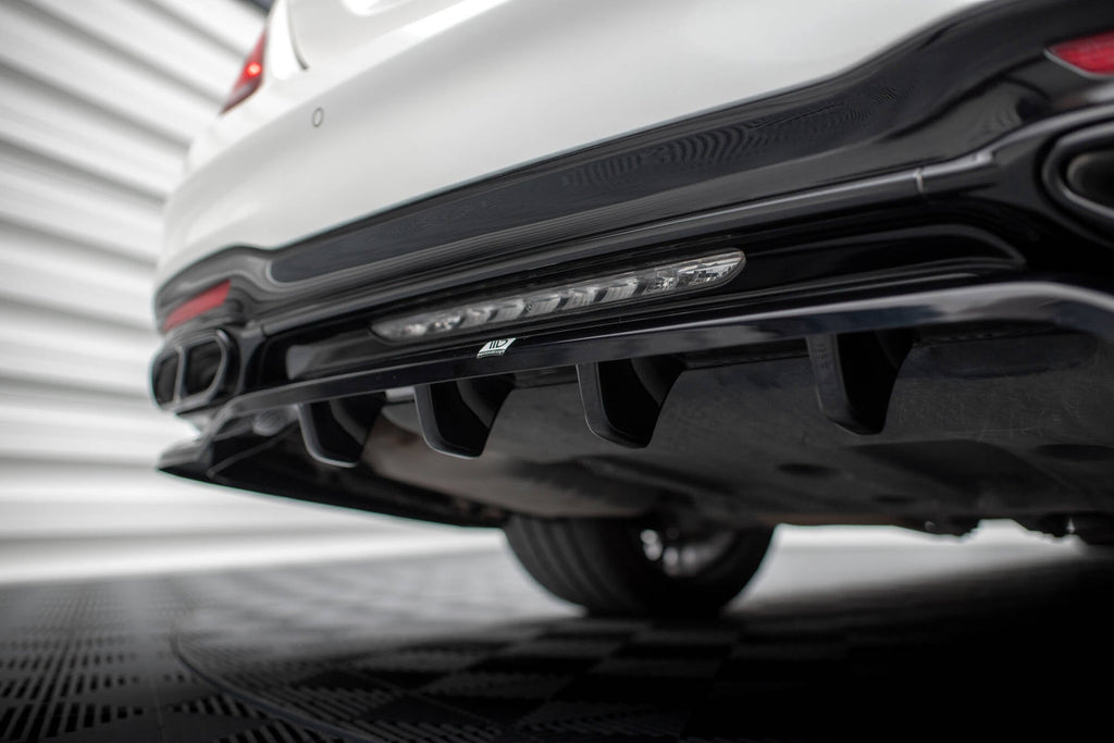 Rear Diffuser Mercedes-Benz S-Class AMG-Line W222 Facelift (with vertical bars)