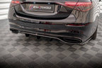 Splitter trasero Mercedes-Benz Clase S AMG-Line W223 (con barras verticales)