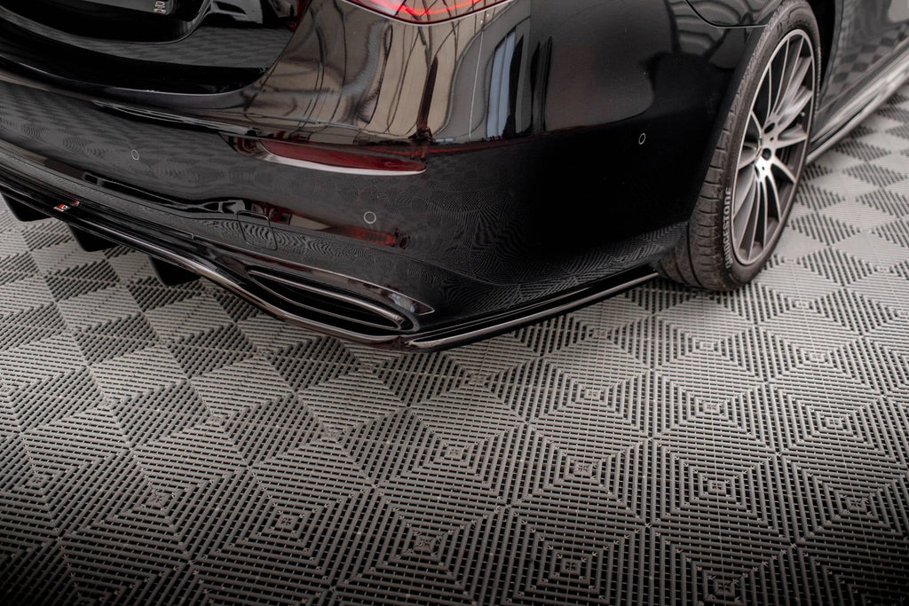 Splitter trasero Mercedes-Benz Clase S AMG-Line W223 (con barras verticales)