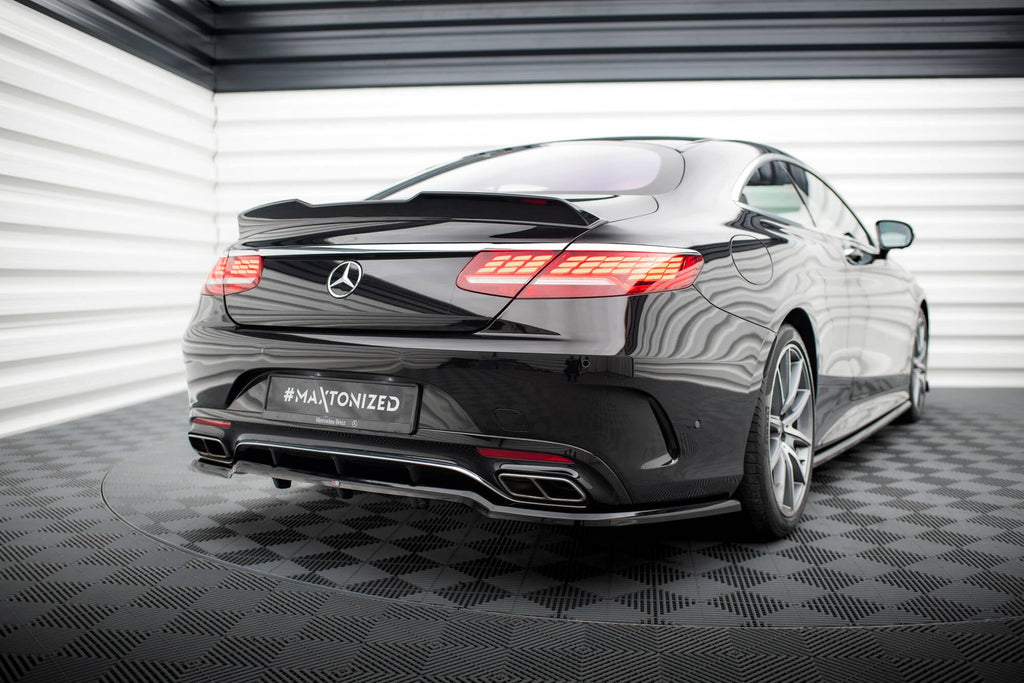 Splitter trasero Mercedes-Benz S Coupé AMG-Line C217 Facelift (con barras verticales)