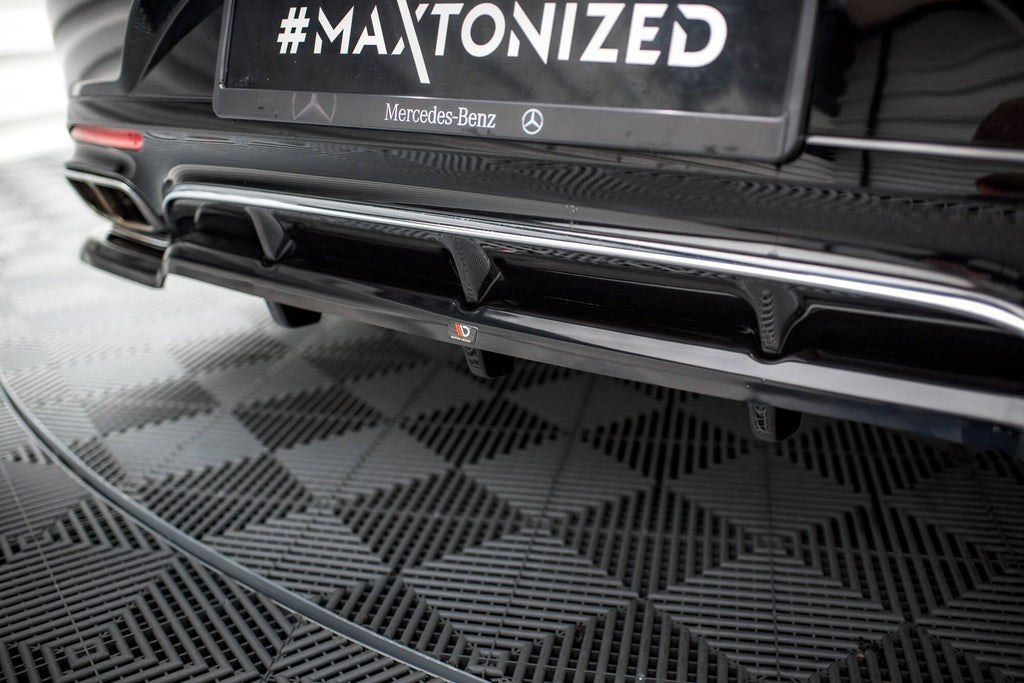 Splitter trasero Mercedes-Benz S Coupé AMG-Line C217 Facelift (con barras verticales)