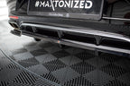 Splitter trasero Mercedes-Benz S Coupé AMG-Line C217 Facelift (con barras verticales)
