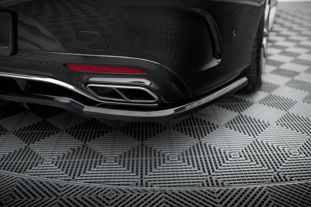 Splitter trasero Mercedes-Benz S Coupé AMG-Line C217 Facelift (con barras verticales)
