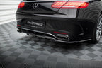 Splitter trasero Mercedes-Benz S Coupé AMG-Line C217 Facelift (con barras verticales)