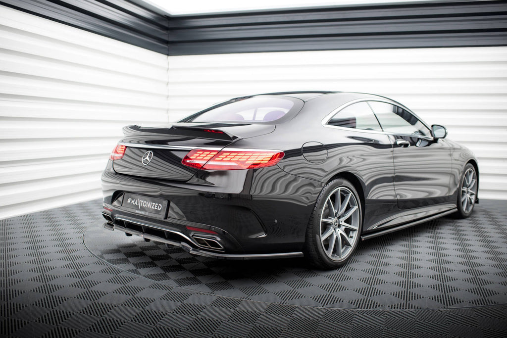 Splitter trasero Mercedes-Benz S Coupé AMG-Line C217 Facelift (con barras verticales)