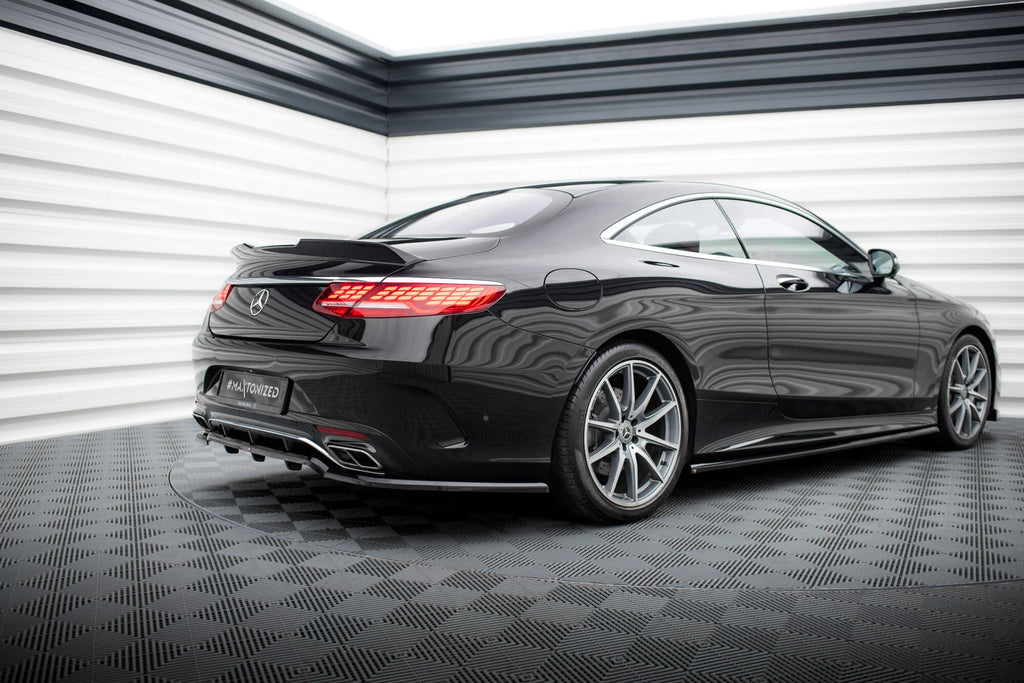 Splitter trasero Mercedes-Benz S Coupé AMG-Line C217 Facelift (con barras verticales)