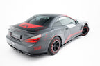 Splitter trasero Mercedes-Benz SL 63 AMG R231 (con barras verticales)