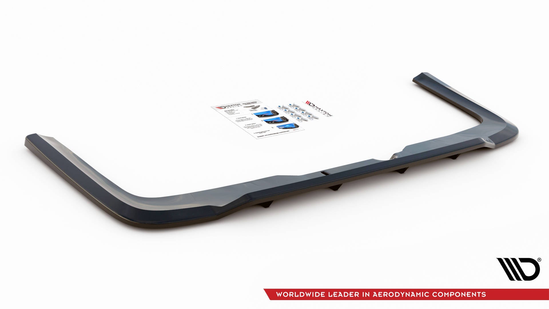 Splitter trasero Mercedes-Benz V-Class AMG-Line W447 Facelift (con barras verticales)