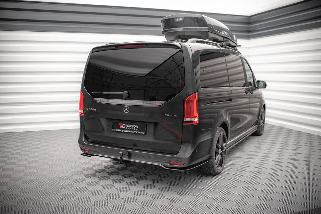 Splitter trasero Mercedes-Benz V-Class AMG-Line W447 Facelift (con barras verticales)