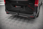Splitter trasero Mercedes-Benz V-Class AMG-Line W447 Facelift (con barras verticales)