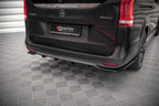 Splitter trasero Mercedes-Benz V-Class AMG-Line W447 Facelift (con barras verticales)