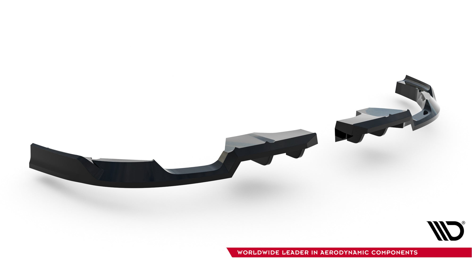 Splitter trasero Mini Countryman JCW U25 (con barras verticales)