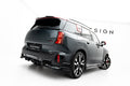 Splitter trasero Mini Countryman JCW U25 (con barras verticales)