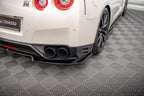 Splitter trasero Nissan GT-R R35 Facelift (con barras verticales)