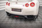Splitter trasero Nissan GT-R R35 Facelift (con barras verticales)