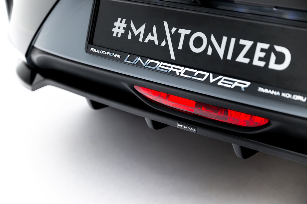 Opel Corsa F Facelift (Mk6 Facelift) Rear Diffuser with Vertical Fins